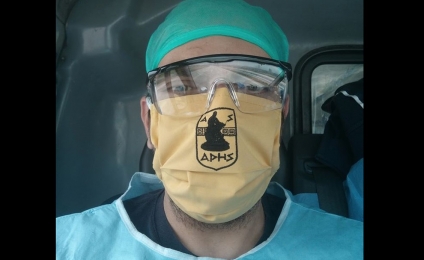 ΑΡΗΣ ...και στην πρώτη γραμμή της μάχης κατά του κορωνοϊού!